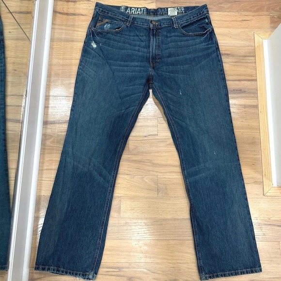 Men's Ariat M4 Low Rise Bootcut Jeans 40X34 - Picture 2 of 13